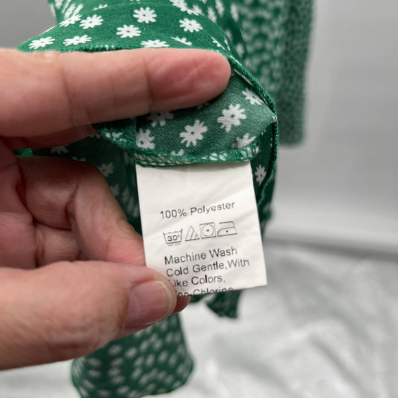 WOMEN'S FAUX WRAP SPAGETTI STRAP DRESS SIZE XL - Picture 8 of 9